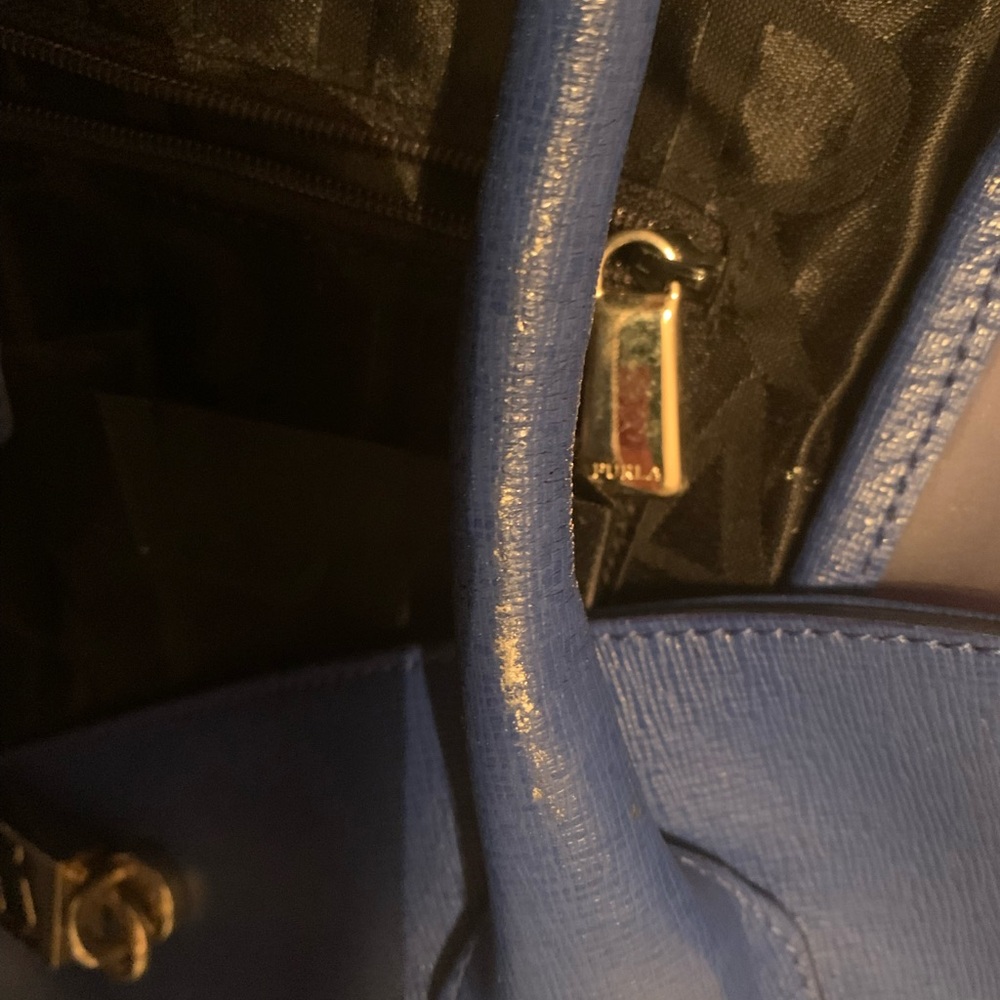 Blue Furla handbag ๐ - Picture 13 of 15